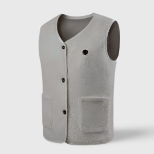 Doudoune chauffante hiver blanche