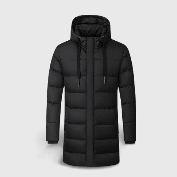 Doudoune longue chauffante homme
