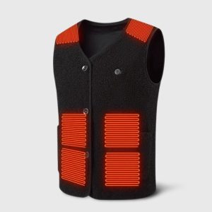 Doudoune sans manche chauffante homme