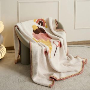 Plaid style moelleux