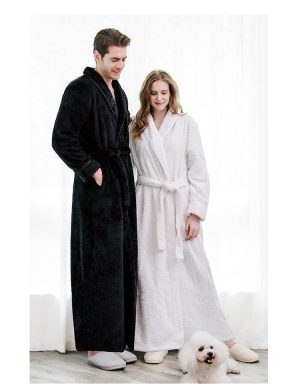 Peignoir Bain Homme Noir