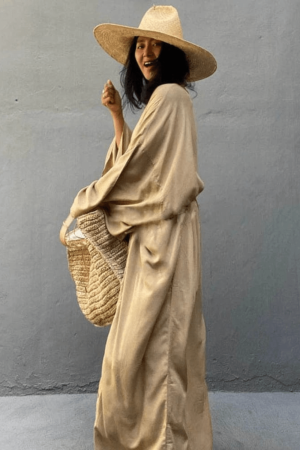 Peignoir Kimono Beige