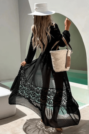 Peignoir Kimono Dentelle