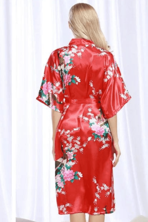Peignoir Kimono Rouge