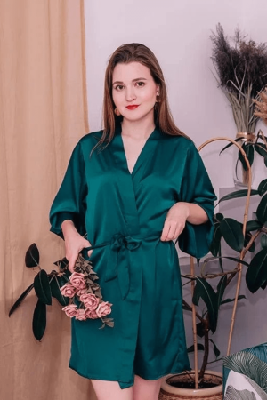 Peignoir Kimono Satiné