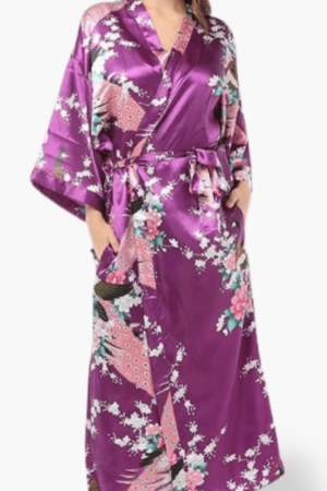 Peignoir Kimono Violet