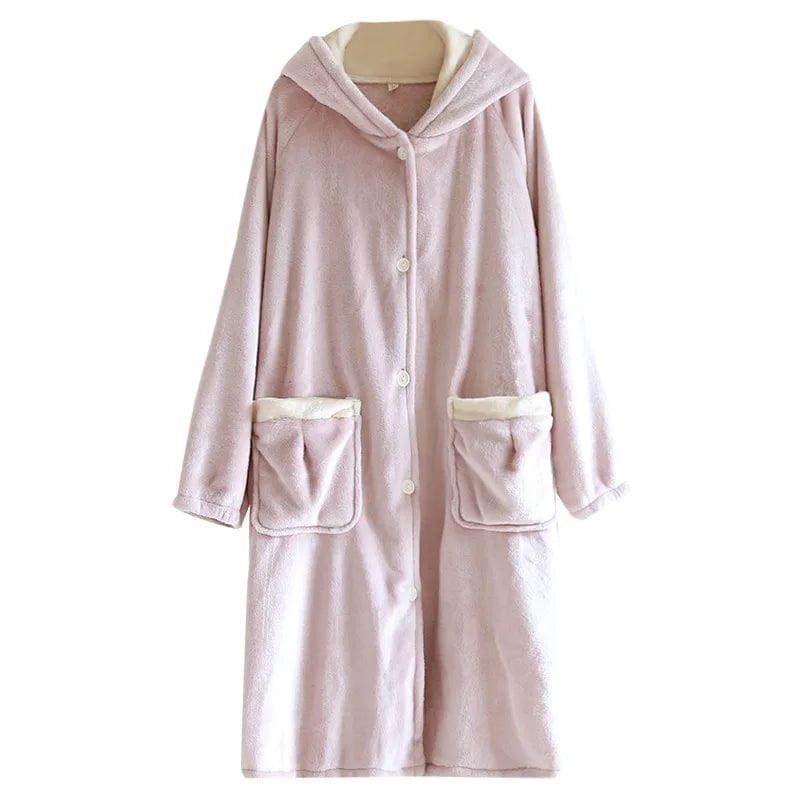 Peignoir Polaire Femme <br> "Cream" – Image 2