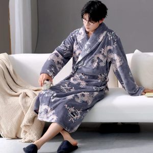 Peignoir Polaire Homme <br> "Samuraï"