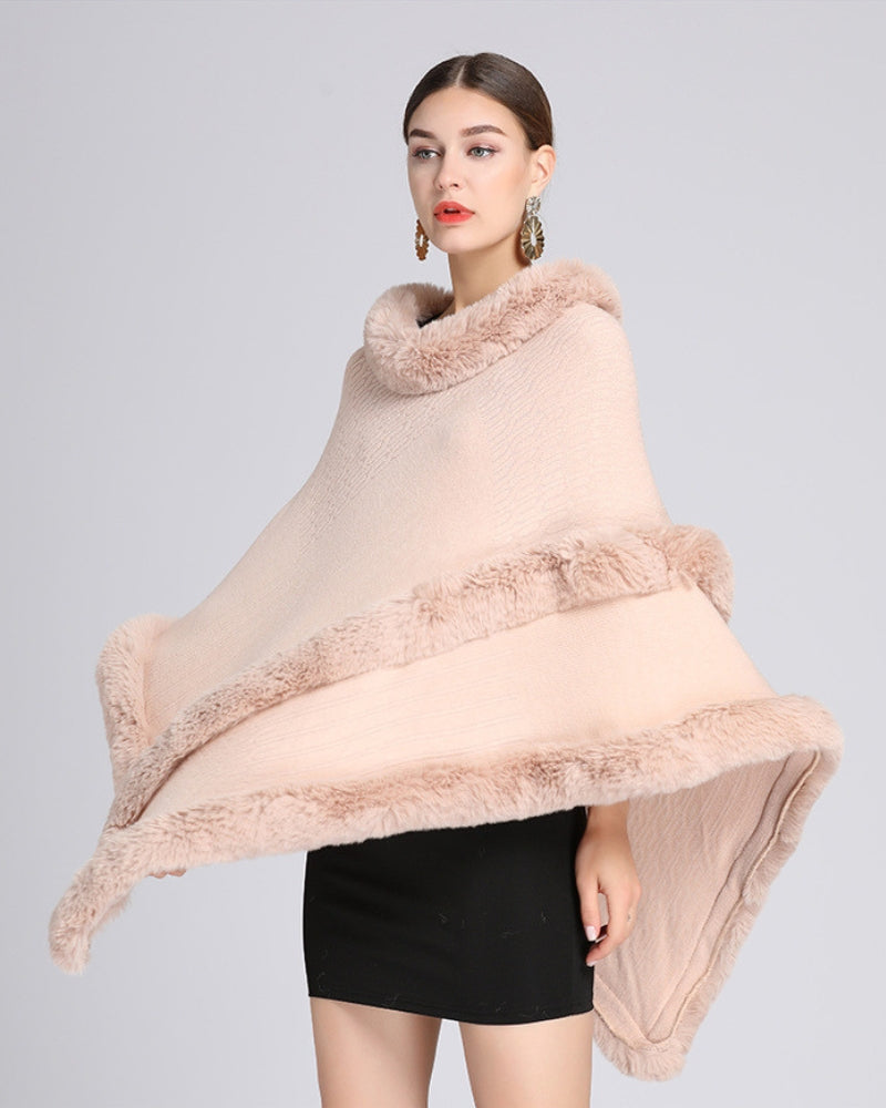 poncho-femme-chaud_1.jpg - Veste Peignoir de Bain