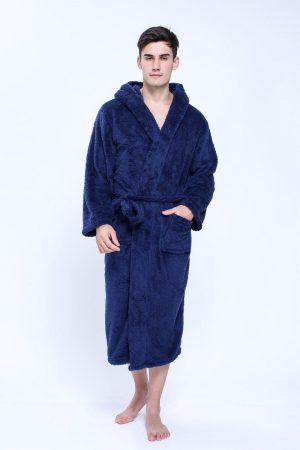 Peignoir Homme Polaire Capuche