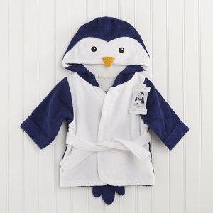 Peignoir soie Bébé Pingouin
