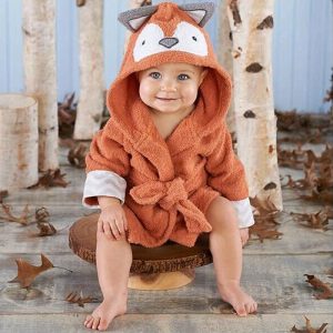 Peignoir soie Bébé Renard