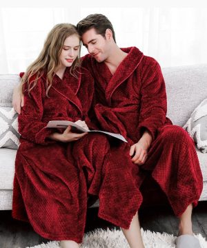 Peignoir De Bain Homme Rouge