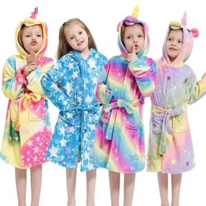 Peignoir Enfant Licorne 6 ans