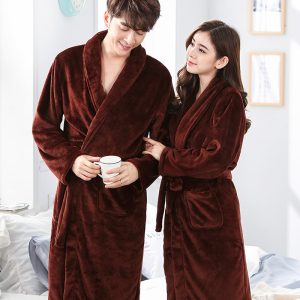 Peignoir soie Homme Chocolat