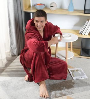 Peignoir soie Homme Sexy