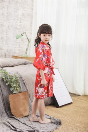 Peignoir soie Petite Fille