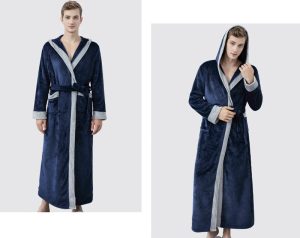 Peignoir Homme Bleu Marine