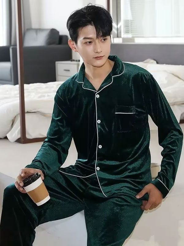 Pyjama En Velours Pour Homme – Image 3