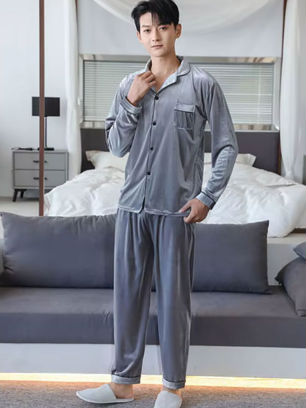 Pyjama En Velours Pour Homme