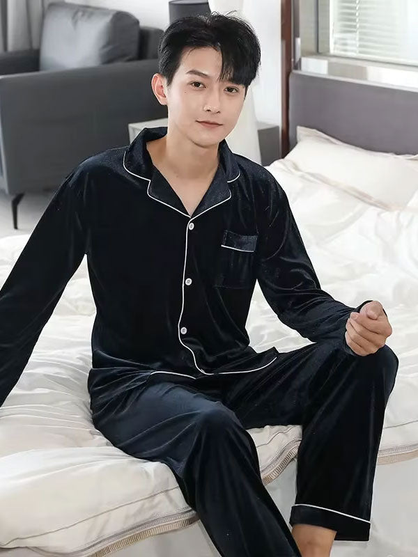Pyjama En Velours Pour Homme – Image 4