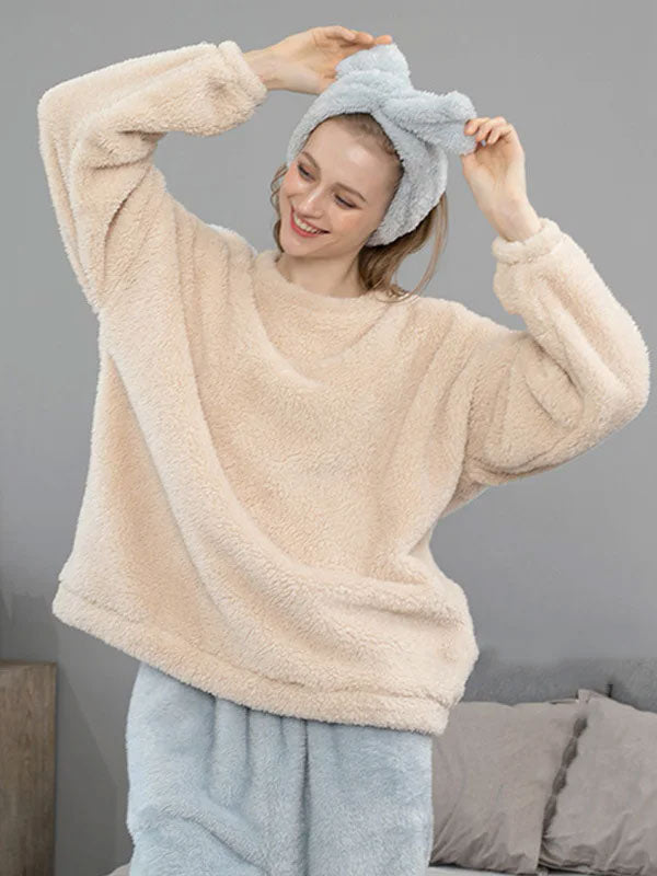 Pyjama Pour Femme Chaud Polaire – Image 2
