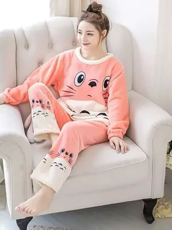 Pyjama D'hiver Chaud Pour Femme – Image 3