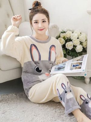 Pyjama Polaire D'hiver Pour Femme