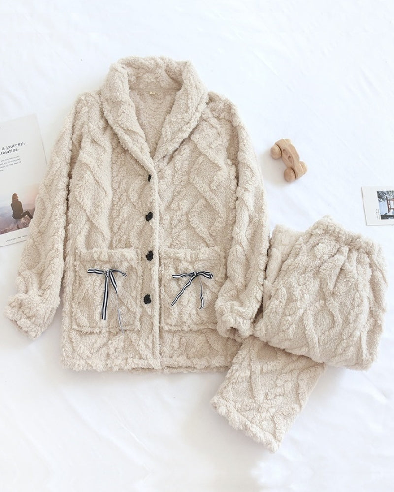 pyjama-flanelle-carreaux-femme_1.jpg - Veste Peignoir de Bain