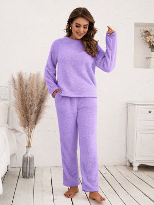 Pyjama d'Hiver Chaud Pour Femme