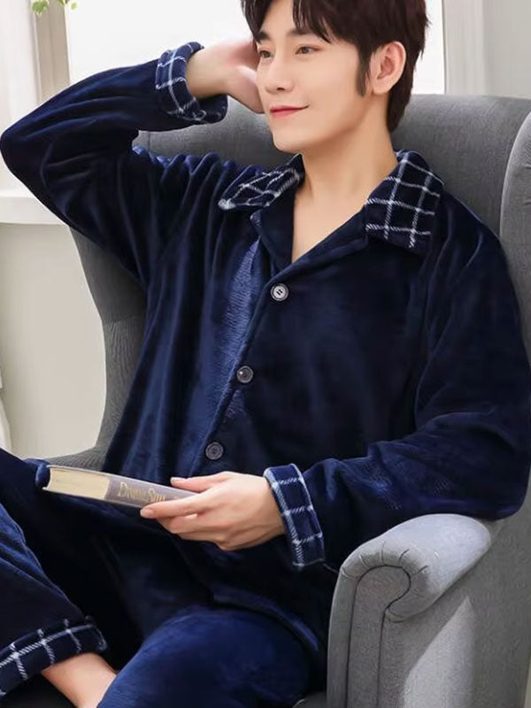 pyjama-homme-pilou-chaud-pyjama-shop-1.jpg - Veste Peignoir de Bain