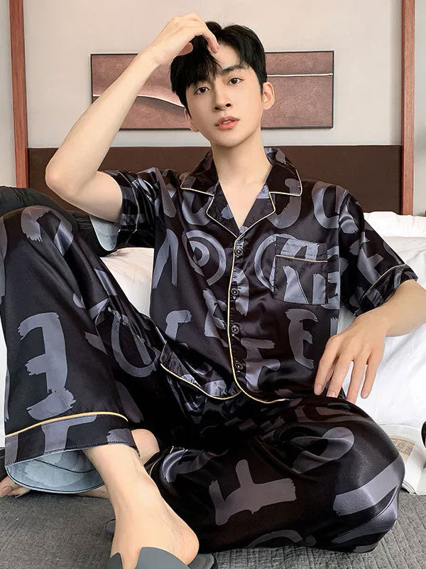 Pyjama En Satin Pour Homme