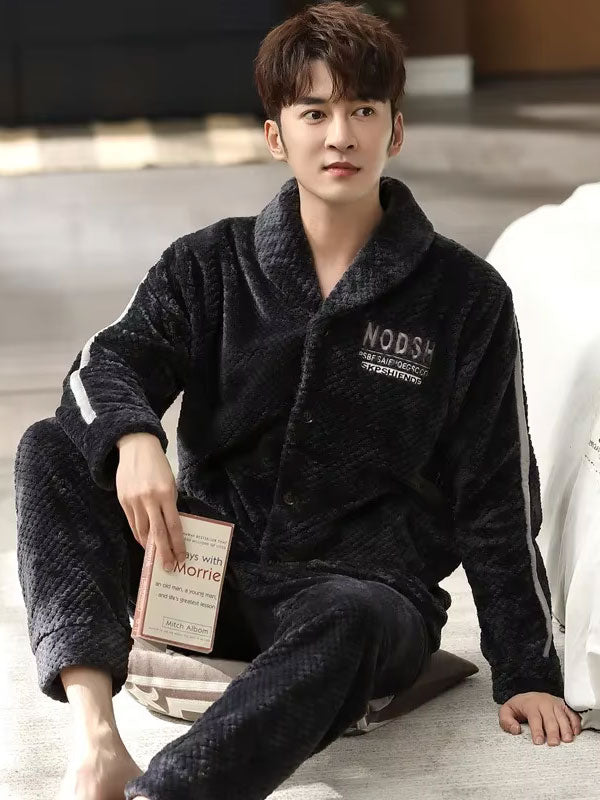 pyjamas-chauds-hommes-pyjama-shop.jpg - Veste Peignoir de Bain