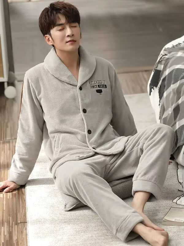 pyjamas-hiver-homme-pyjama-shop.jpg - Veste Peignoir de Bain