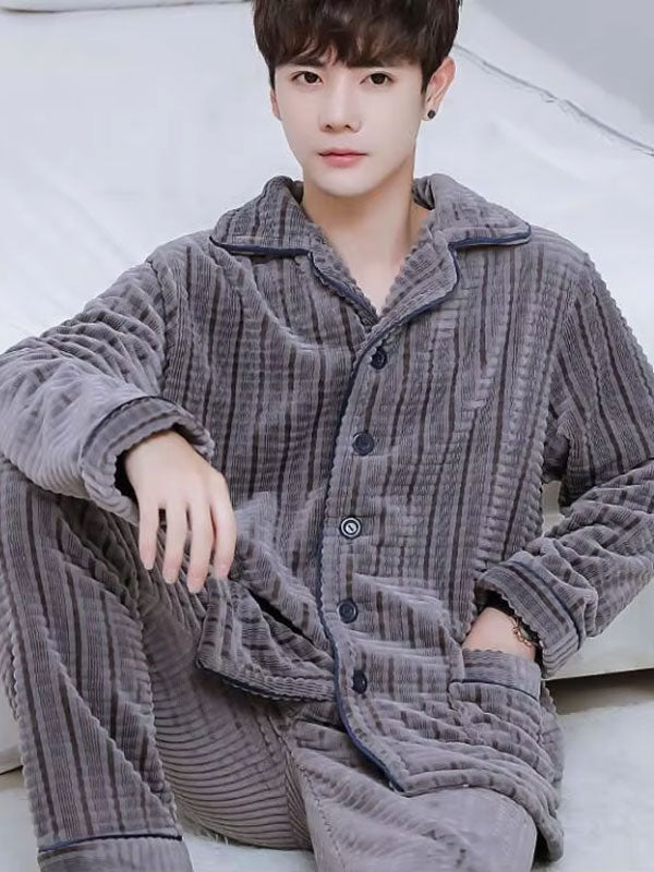 pyjamas-homme-hiver-pyjama-shop.jpg - Veste Peignoir de Bain