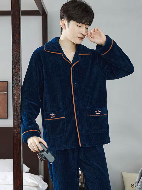 pyjamas-hommes-chauds-pyjama-shop.jpg - Veste Peignoir de Bain