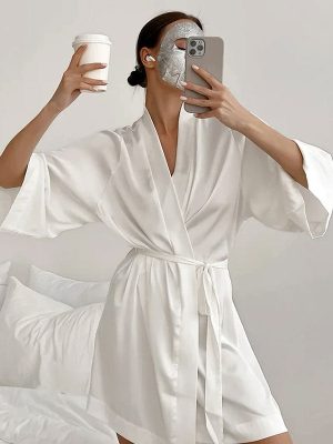 Robe de Chambre Blanche
