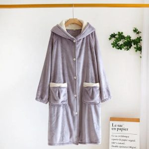 Robe de chambre en éponge