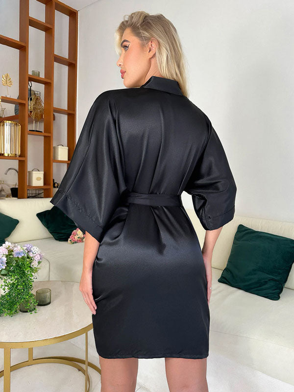 robe-de-chambre-noire-pyjama-shop-4.jpg - Veste Peignoir de Bain