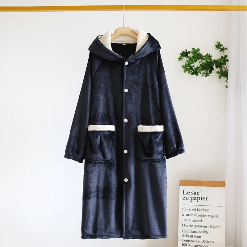 robe-de-chambre-polaire-pour-homme.jpg - Veste Peignoir de Bain