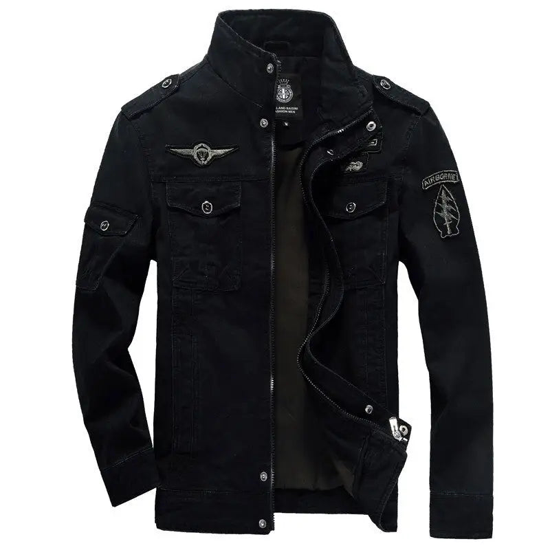 tactique-militaire-veste-noire-509.jpg - Veste Peignoir de Bain