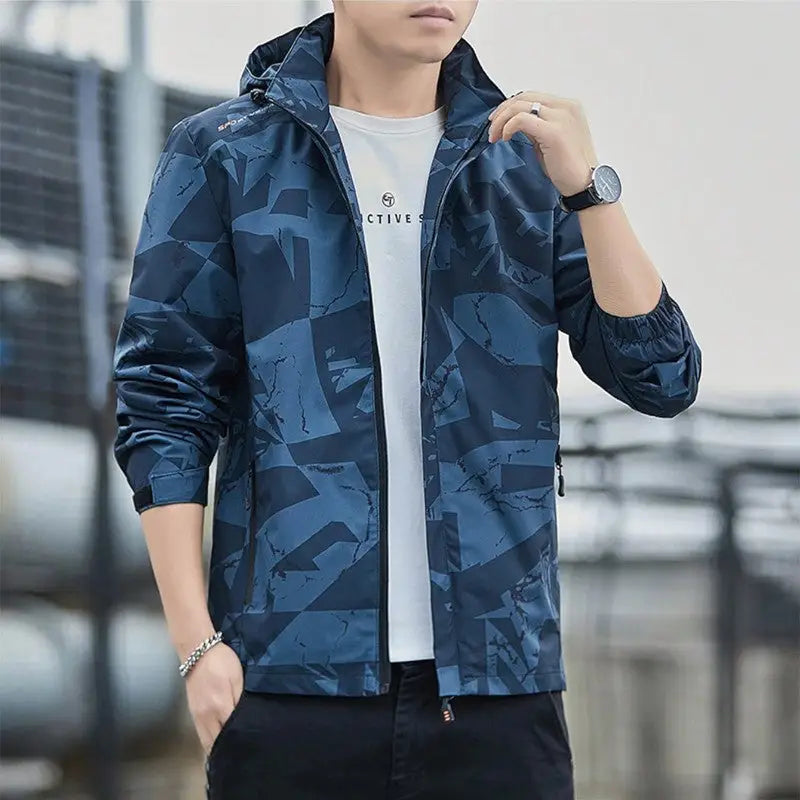 veste-bleu-militaire-189.jpg - Veste Peignoir de Bain