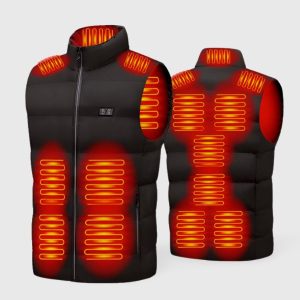 Veste chauffante électrique à manche