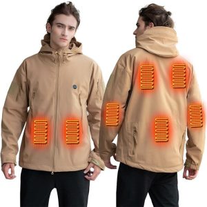 Veste chauffante légère beige