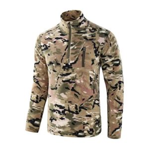 Veste en coton style militaire