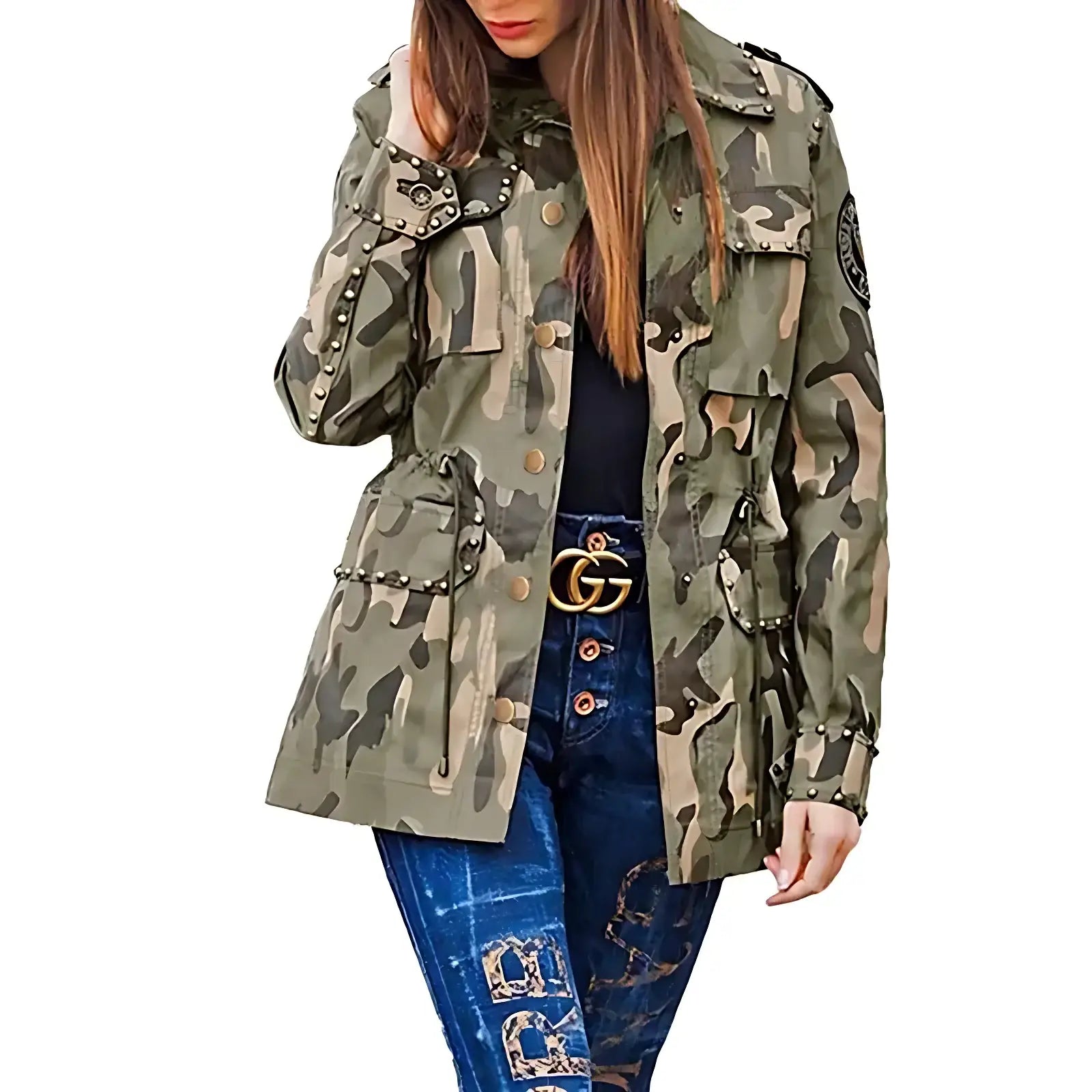 veste-femme-militaire-163.jpg - Veste Peignoir de Bain