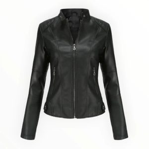 Veste légère noire militaire femme