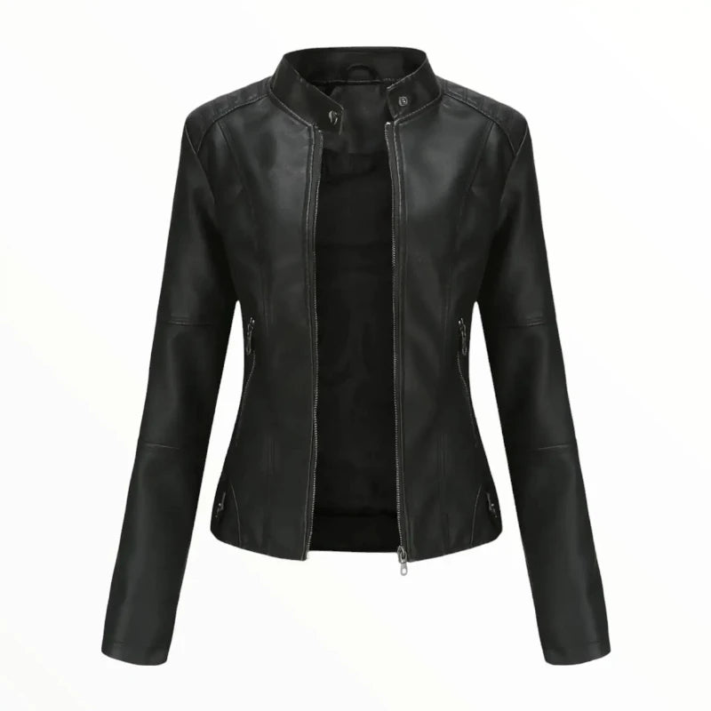 Veste légère noire militaire femme – Image 2