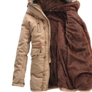 Veste militaire d'hiver unisexe