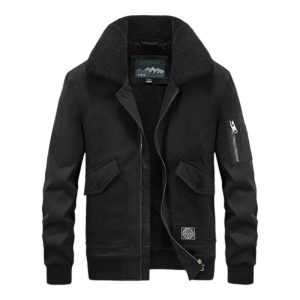 Veste militaire fourrure unisexe